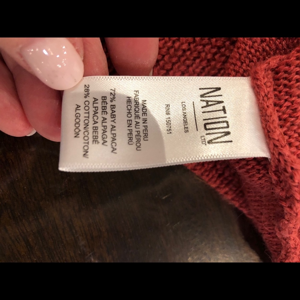 NationLTD Jorjie Alpaca Hoodie - Picture 7 of 8